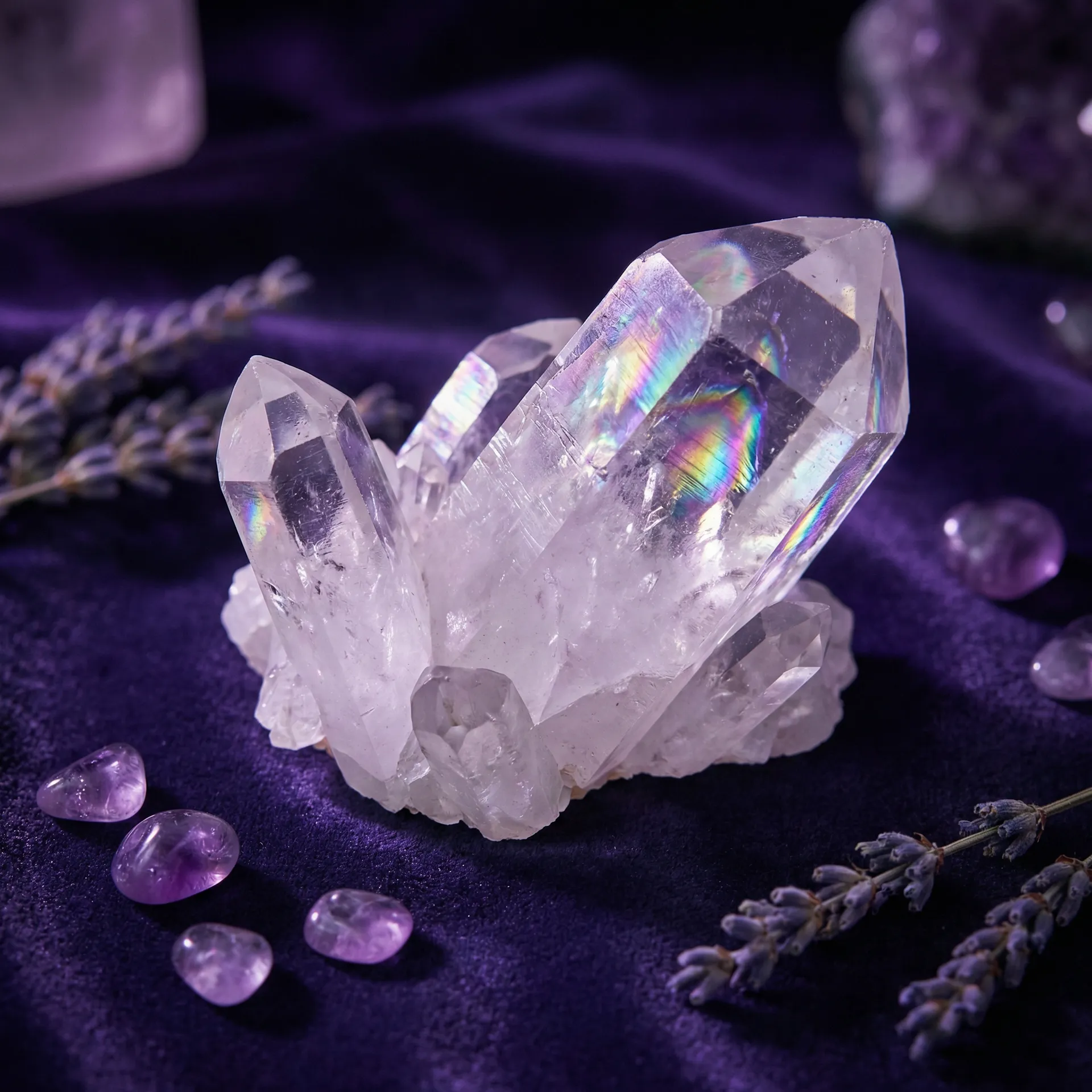 天然白水晶 - 传教士式示意图 | 神秘学好物